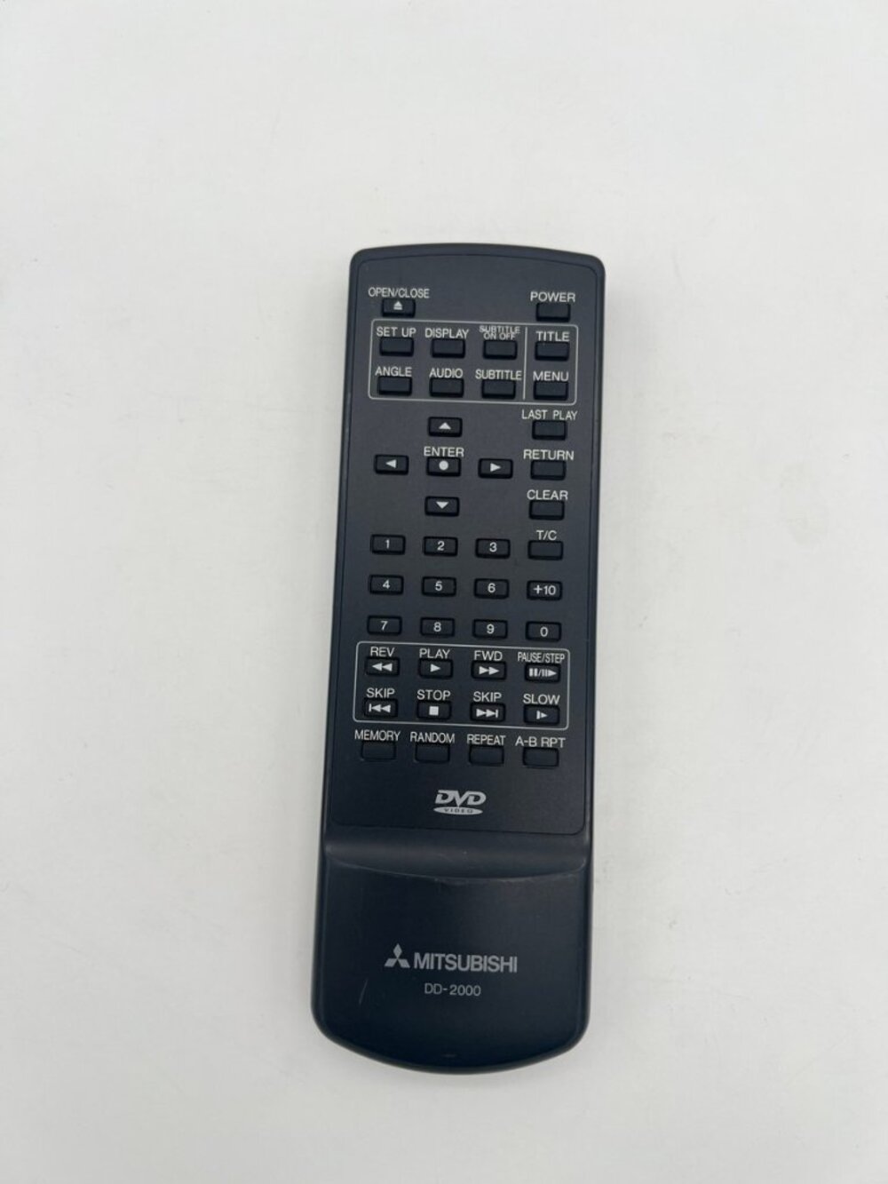 Mitsubishi DD-2000 DVD Remote Control OEM Untested